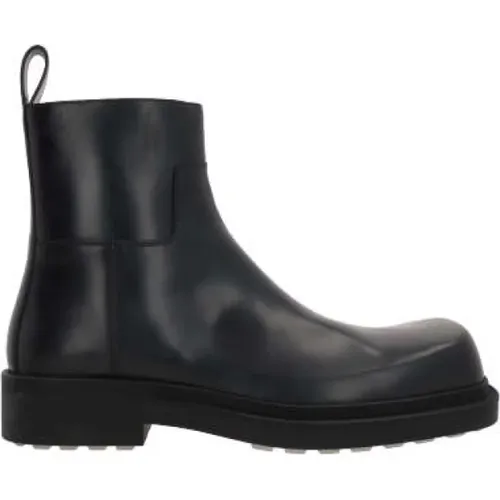 Leather Zip-Up Boots , male, Sizes: 10 UK, 5 UK, 9 UK, 7 UK, 6 UK, 11 UK, 8 UK - Bottega Veneta - Modalova