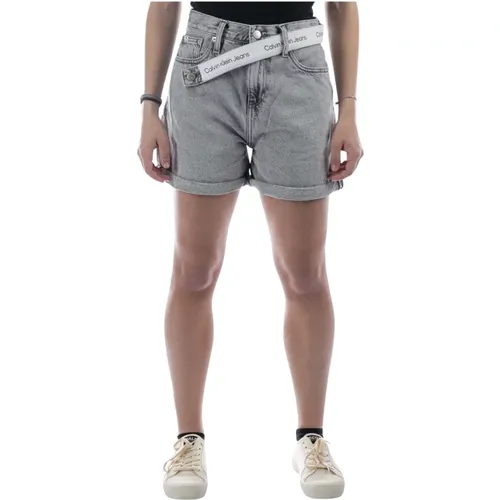Denim Mom Shorts für Frauen , Damen, Größe: W25 - Calvin Klein - Modalova