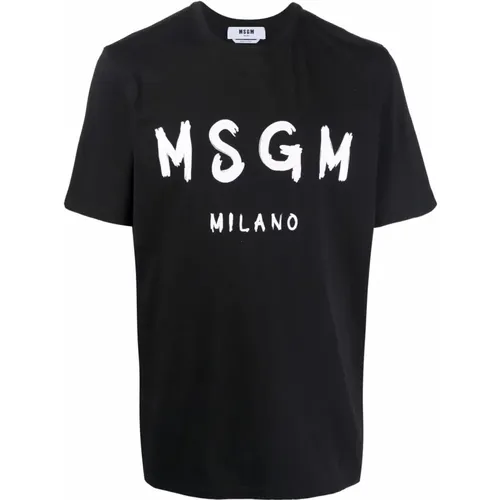 T-Shirts , Herren, Größe: M - Msgm - Modalova