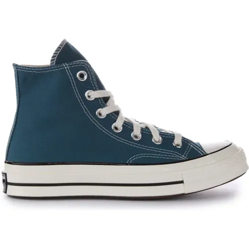 Teal Blue Hi Lace Up Trainers , male, Sizes: 3 1/2 UK, 9 UK, 10 UK, 8 UK, 7 1/2 UK, 3 UK, 5 1/2 UK, 7 UK, 8 1/2 UK - Converse - Modalova