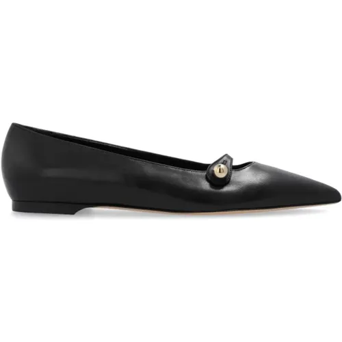 Leather Ballet Flats , female, Sizes: 5 1/2 UK, 5 UK, 4 1/2 UK, 6 UK, 4 UK, 3 UK, 6 1/2 UK, 8 UK - Casadei - Modalova