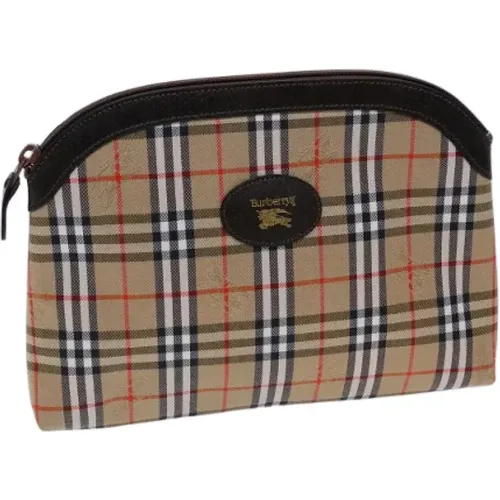 Pre-owned Canvas clutches , female, Sizes: ONE SIZE - Burberry Vintage - Modalova