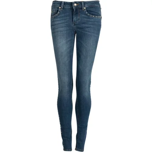 Figur-Betonende Bottom Up Jeans , Damen, Größe: W24 - Liu Jo - Modalova