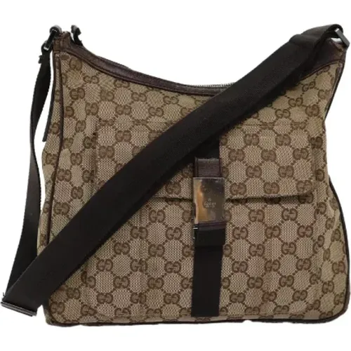 Pre-owned Canvas gucci-bags , female, Sizes: ONE SIZE - Gucci Vintage - Modalova