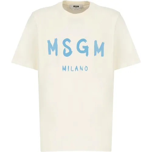 T-Shirts , Herren, Größe: XL - MSGM - Modalova