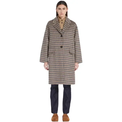 Check Pattern Wool Coat , female, Sizes: 2XS, XS - Max Mara - Modalova