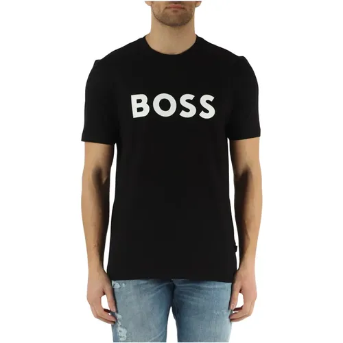 Boss , Tops ,Black male, Sizes: S - Boss - Modalova
