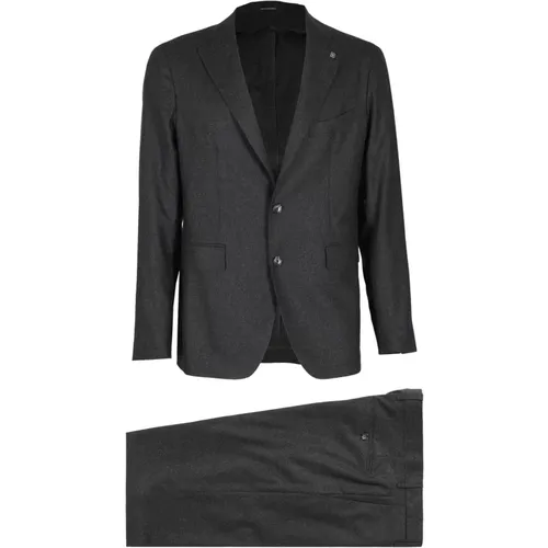 Single Breasted Suits , male, Sizes: 2XL - Tagliatore - Modalova