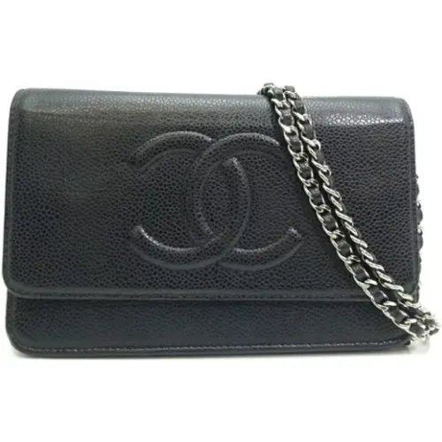 Pre-owned Leather chanel-bags , female, Sizes: ONE SIZE - Chanel Vintage - Modalova