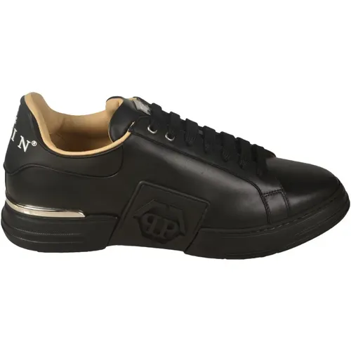 Schwarze Sneakers für Herren , Herren, Größe: 44 EU - Philipp Plein - Modalova