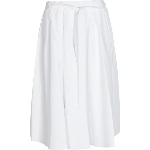 Elevate Your Wardrobe with Stunning Midi Skirt , female, Sizes: L - Prada - Modalova