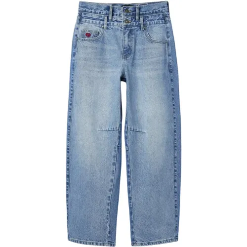 Loose-fit Jeans , Damen, Größe: 2XL - Desigual - Modalova