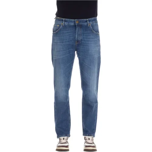 Carrot Fit Denim Jeans , Herren, Größe: W34 - PT Torino - Modalova