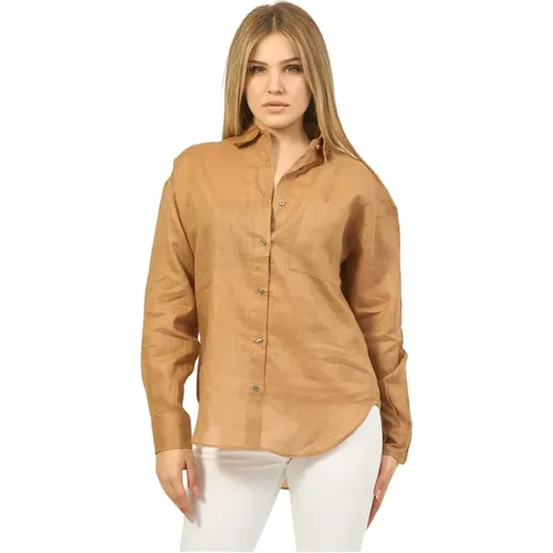 Relaxed Fit Shirt , female, Sizes: 2XL, L, XL - Hugo Boss - Modalova