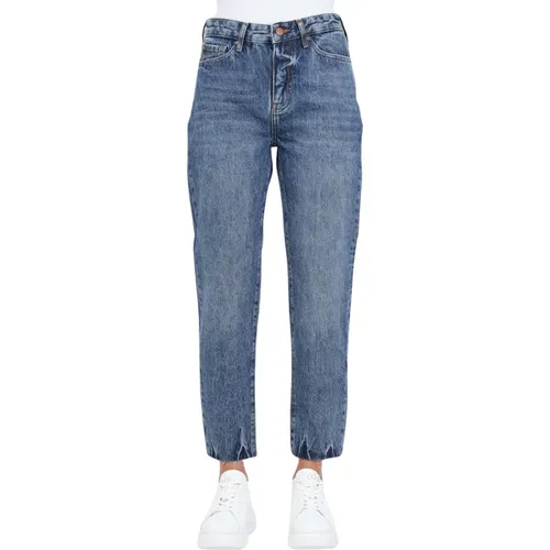 Cropped Jeans , Damen, Größe: W30 - Armani Exchange - Modalova