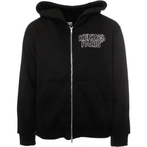 Constellation EMB Hooded Sweat Jacket , male, Sizes: 2XL, M, XL - Kenzo - Modalova