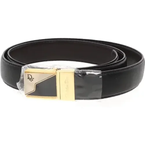 Pre-owned Leather belts , male, Sizes: ONE SIZE - Dior Vintage - Modalova