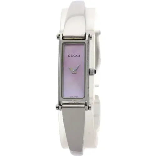 Pre-owned Stainless Steel watches , female, Sizes: ONE SIZE - Gucci Vintage - Modalova