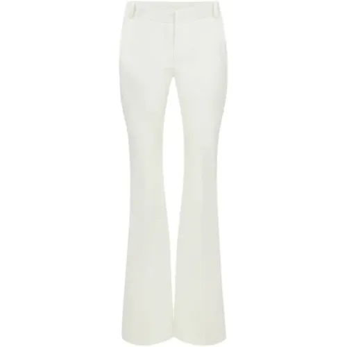 Natural Linen Bootcut Pants , female, Sizes: M - Nina Ricci - Modalova