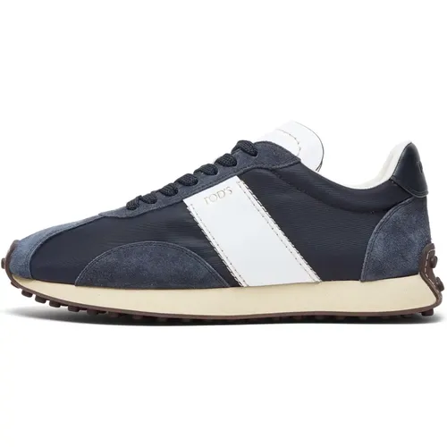 Vintage Navy Trainer Luxury Shoes , male, Sizes: 7 1/2 UK, 6 UK, 6 1/2 UK, 7 UK, 8 UK, 5 1/2 UK, 8 1/2 UK - TOD'S - Modalova