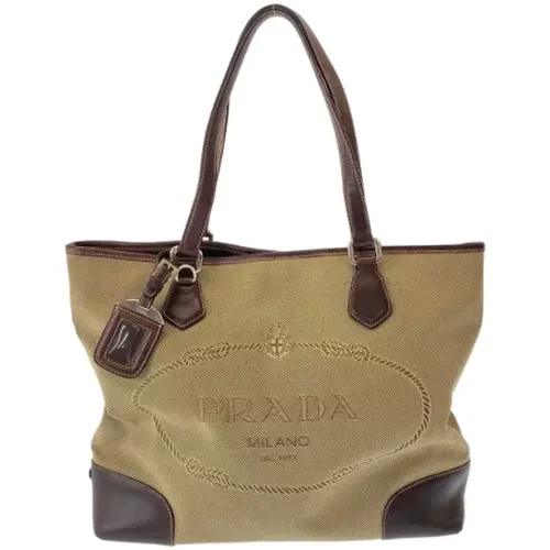 Pre-owned Canvas totes , female, Sizes: ONE SIZE - Prada Vintage - Modalova