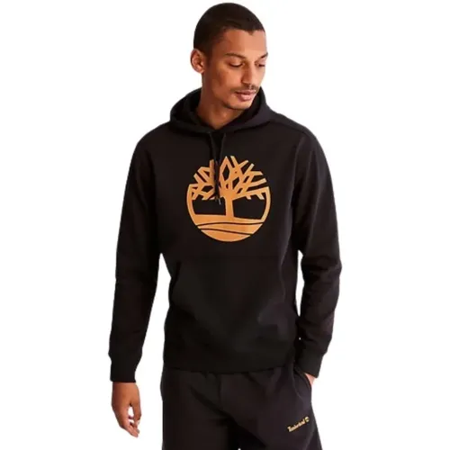 Herren Core Tree Logo Kapuzenpullover , Herren, Größe: L - Timberland - Modalova