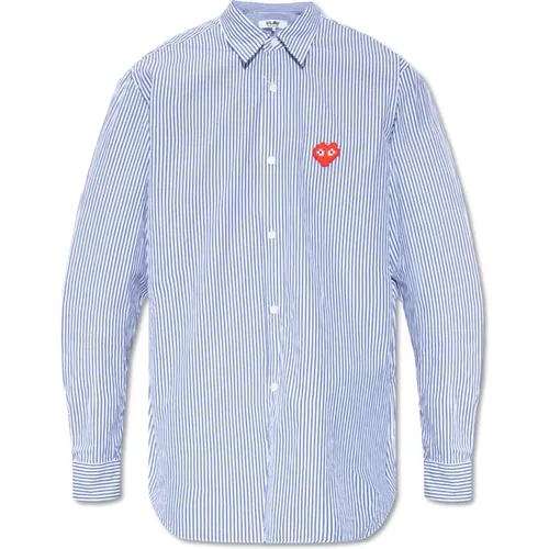 Gestreiftes Hemd , Herren, Größe: 2XL - Comme des Garçons Play - Modalova