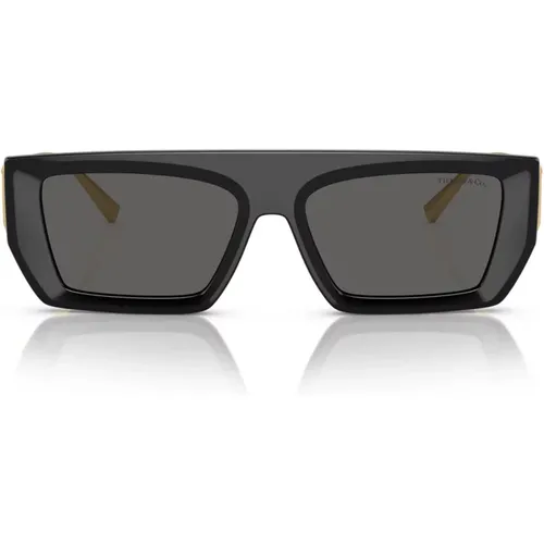 Bold Rectangular Sunglasses , female, Sizes: 54 MM - Tiffany - Modalova