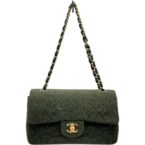 Pre-owned Wool chanel-bags , female, Sizes: ONE SIZE - Chanel Vintage - Modalova