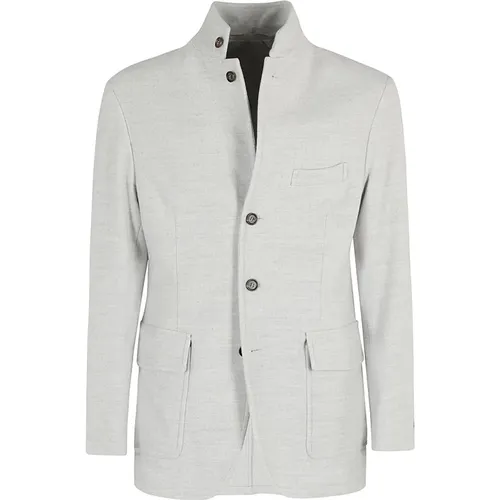 Stand Collar Jacket , male, Sizes: XL, L, 2XL - Eleventy - Modalova