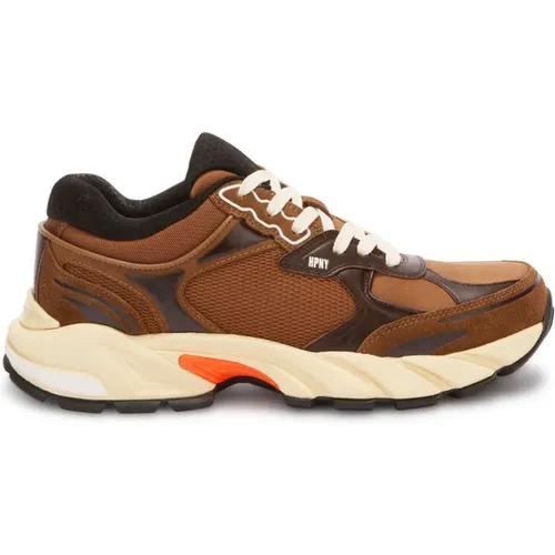 Braune Block Stepper Sneakers , Herren, Größe: 43 EU - Heron Preston - Modalova