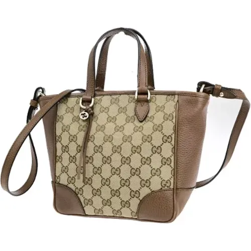 Pre-owned Canvas gucci-bags , female, Sizes: ONE SIZE - Gucci Vintage - Modalova