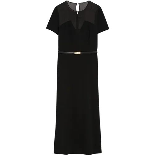 Elegantes Seidenpanel Midi Kleid - Max Mara Studio - Modalova