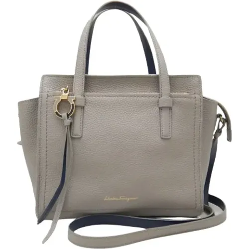 Pre-owned Leather shoulder-bags , female, Sizes: ONE SIZE - Salvatore Ferragamo Pre-owned - Modalova