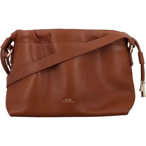 Ninon Mini Drawstring Handbag , female, Sizes: ONE SIZE - A.p.c. - Modalova