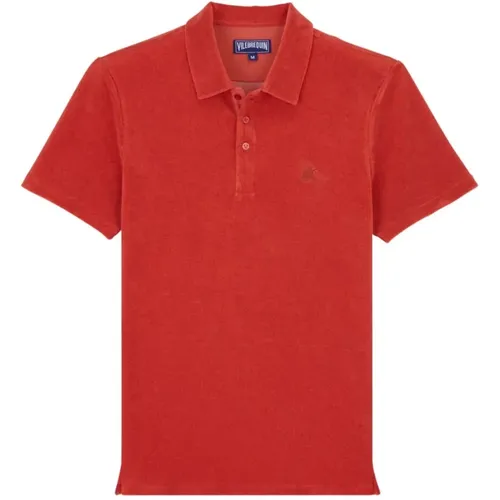 Herren Terry Polo Shirt , Herren, Größe: L - Vilebrequin - Modalova