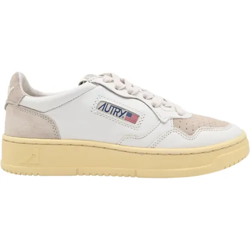 Sneakers in Suede/Leather /Sand , female, Sizes: 4 UK - Autry - Modalova