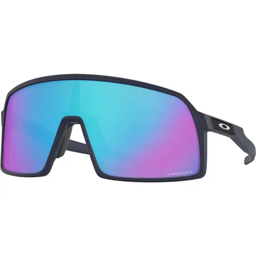 Matte Navy Sunglasses with Prizm Sapphire , male, Sizes: ONE SIZE - Oakley - Modalova