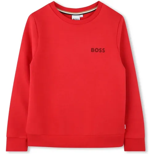 Logo Sweatshirt Klassisch Bequem Baumwolle Polyester - Hugo Boss - Modalova