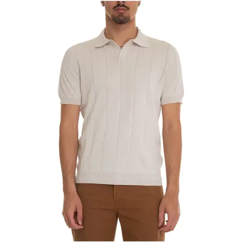 Jersey-Poloshirt mit elastischem Bund , Herren, Größe: 2XL - Gran Sasso - Modalova