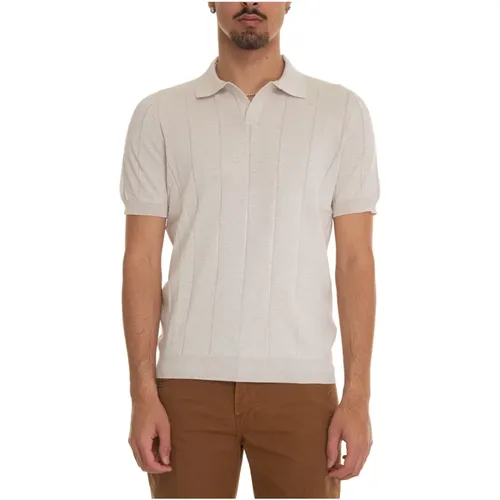 Jersey-Poloshirt mit elastischem Bund , Herren, Größe: XL - Gran Sasso - Modalova