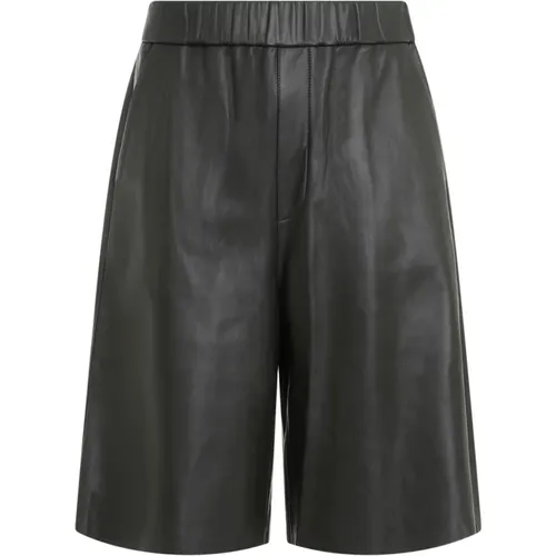 Leather Shorts Knee-Length , male, Sizes: L - Ami Paris - Modalova