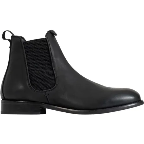 Leder Chelsea Boots , Herren, Größe: 44 EU - Hudson - Modalova