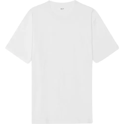 Casual Pima Baumwolle T-shirt Weiß , Herren, Größe: M - NN07 - Modalova