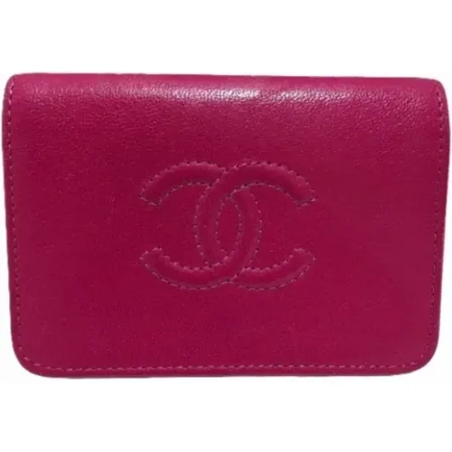 Pre-owned Leather wallets , female, Sizes: ONE SIZE - Chanel Vintage - Modalova