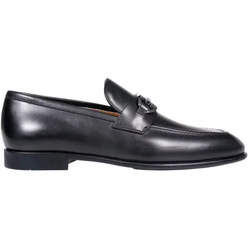 Stylish Nero Foster Loafer , male, Sizes: 6 1/2 UK, 6 UK, 5 UK, 7 UK, 7 1/2 UK - Salvatore Ferragamo - Modalova