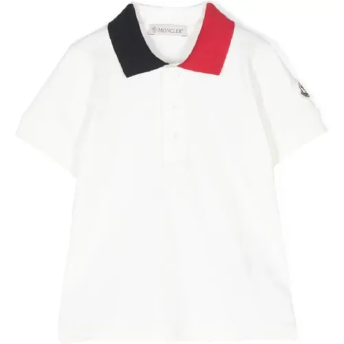 Kinder Polo Shirt SS Moncler - Moncler - Modalova