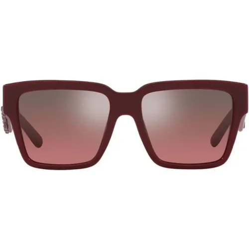 Trendy Square Sunglasses 4436 30917E , female, Sizes: 55 MM - Dolce & Gabbana - Modalova