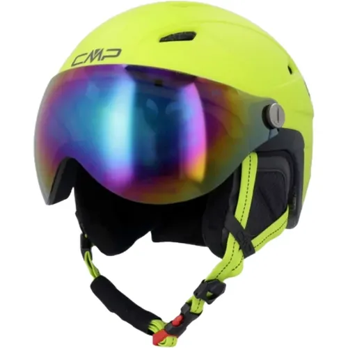 Ventilated Ski Helmet with Removable Visor , male, Sizes: S - CMP - Modalova