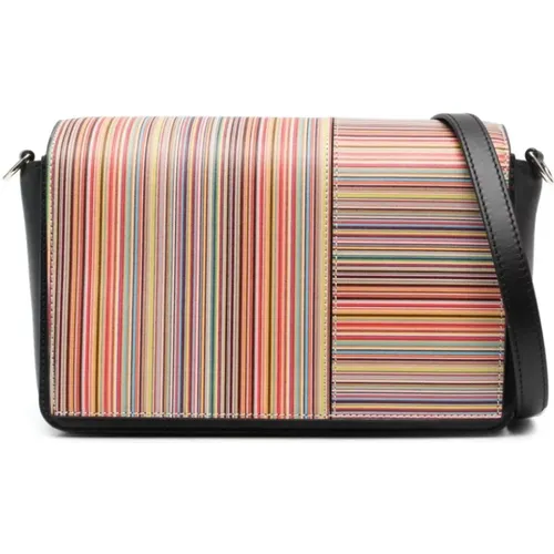 MultiColour Signature Stripe Crossbody Tasche , Damen, Größe: ONE Size - Paul Smith - Modalova